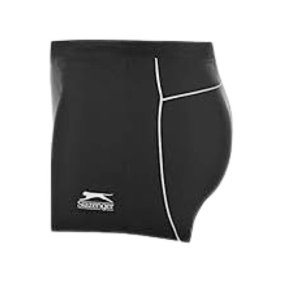 Slazenger Men's Swim Boxer Shorts – Black/White – Size 4XL - Picture 2 of 5